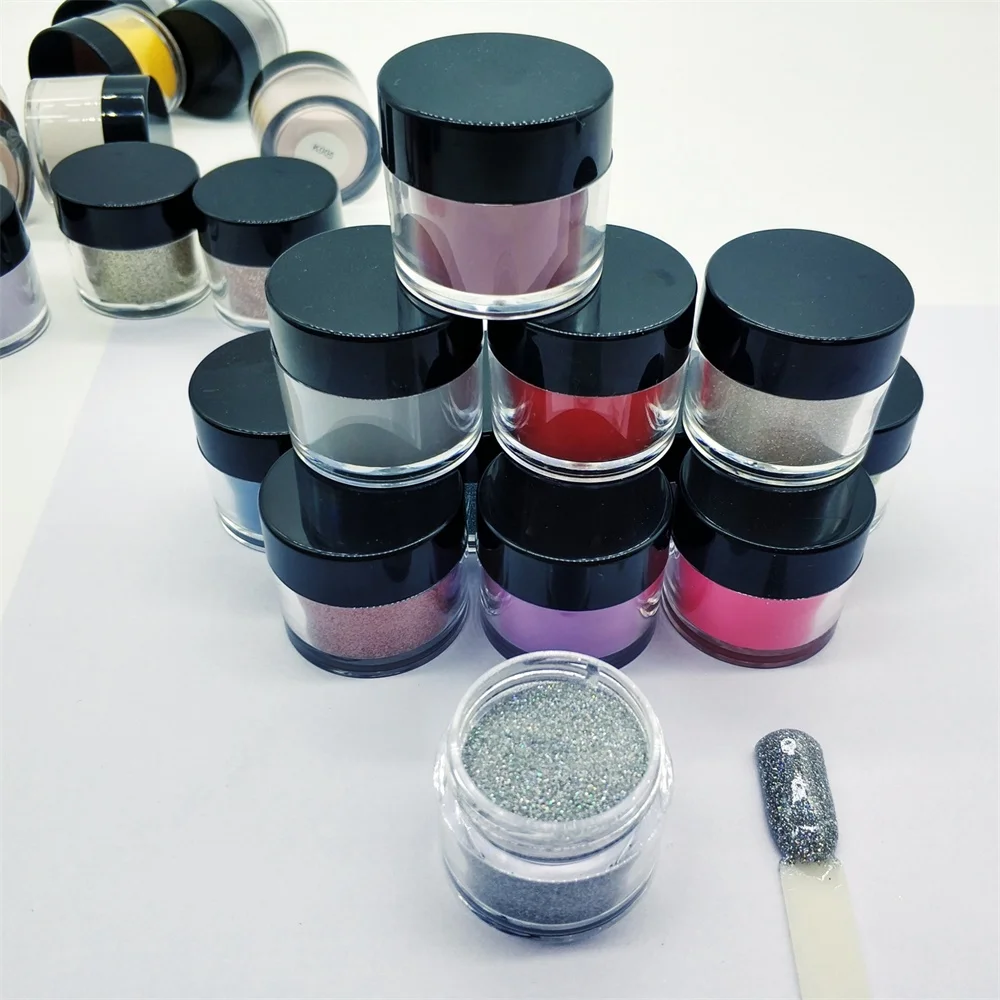

VLIKE Dipping Powder Gradient French Nail Color Glitter Without Lamp Cure Nail Art Decorations (D041-D060)
