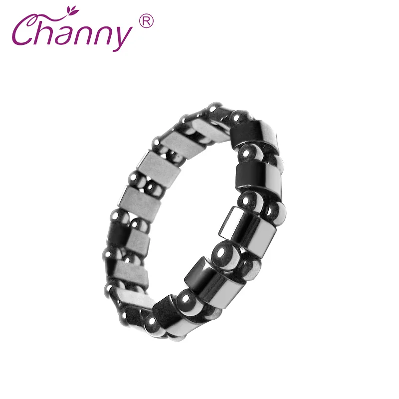 Channy-Weight-Loss-Round-Black-Stone-Magnetic-Therapy-Bracelet-Health-Care-Magnetic-Hematite-Stretch-Ring-For