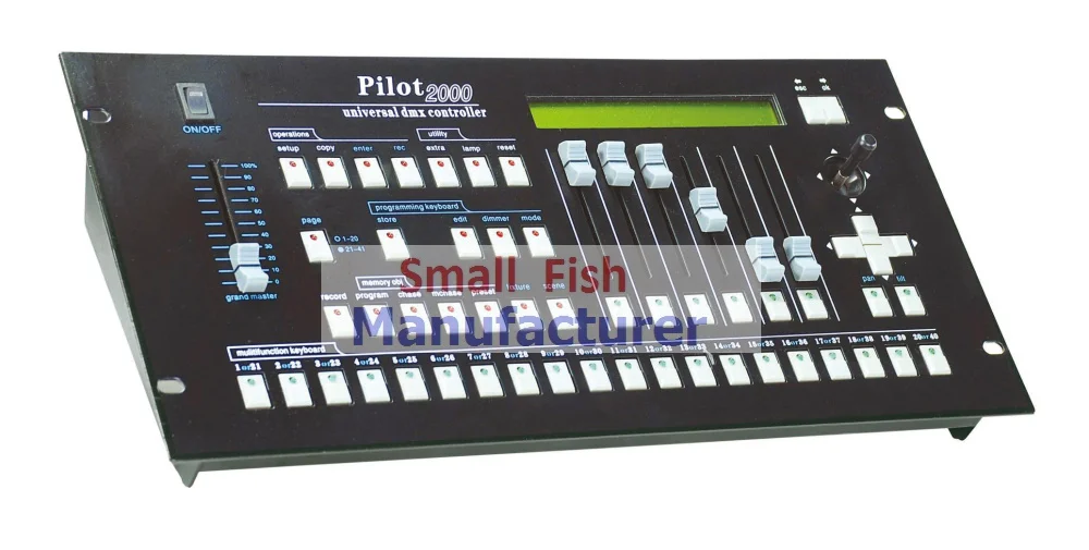  Free Shipping Pilot 2000 DMX Console DMX512 Controller DMX Lighting Controller for 40pcs Computer S