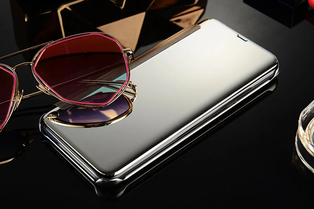 Флип Чехол Для samsung Galaxy S5 S6 S7 край S8 S9 A8 плюс A3 A5 A7 J3 J5 J7 Pro обратите внимание, для девочек от 5 до 8 лет 360 Полное покрытие - Цвет: Серебристый