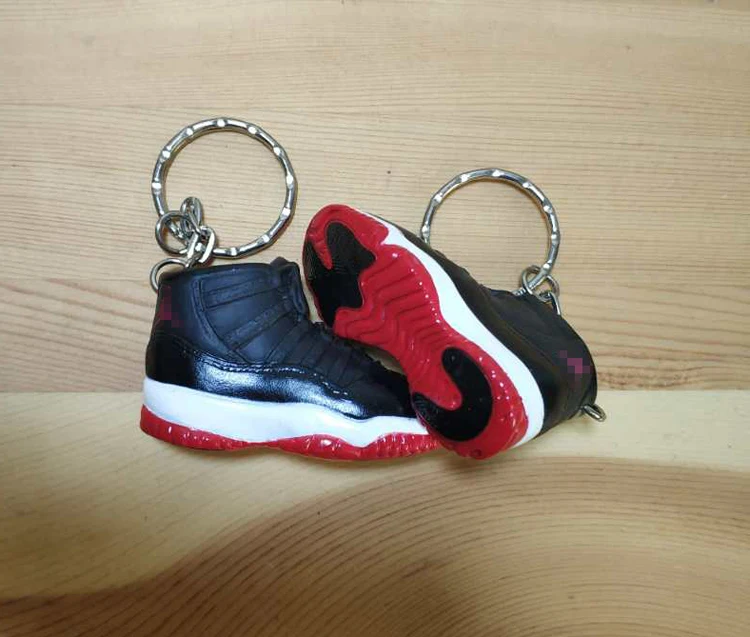 3D Иордания обувь брелок Пластик для ключей Ретро брелки air jordan AJ1 Series|Брелоки| |