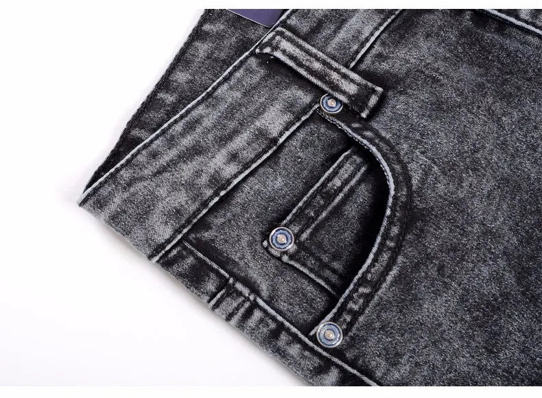 Sokotoo Для мужчин темно-серый тонкие узкие джинсы повседневные штаны корейские узкие джинсы для мужчин