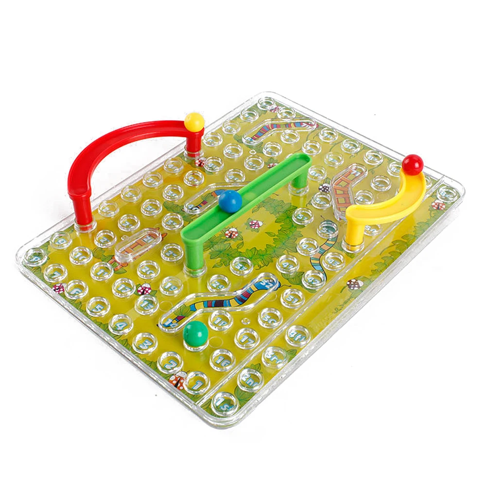 Children's Funny Toys Game Snake and Ladder Desktop Maze Game Parent-child Interactive Educational Toys for Children Children's Funny Toys Game Snake and Ladder Desktop Maze Game Parent-child Interactive Educational Toys for Children