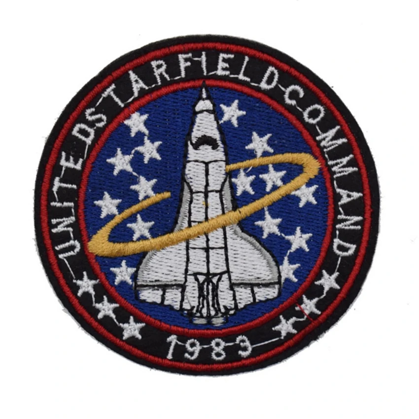 

1pcs Rocket Star Trek Starfleet Command Movie Tv Baseball Cap Iron On Sew Patch Cosplay Comstume Wholesale Halloween Dropship