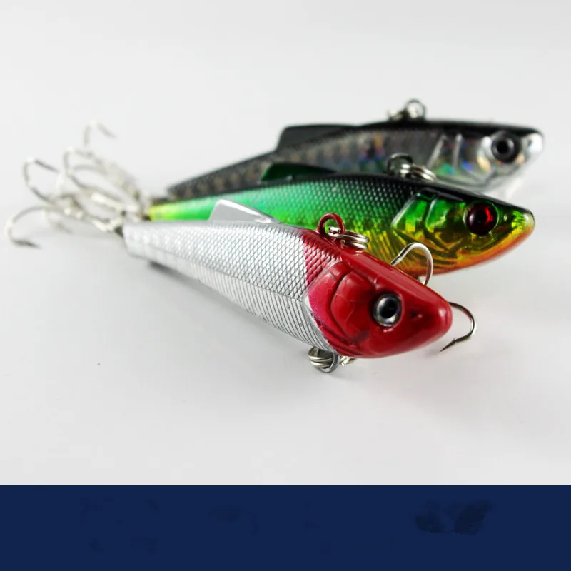 Freshwater Fishing Vib Lure Hard Bait Vibration Lures All Swimbait 65mm