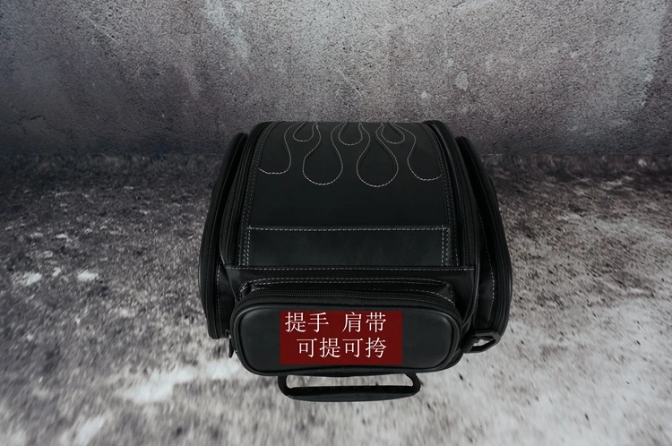 Harley & Cruiser   flame  tail Bag a4