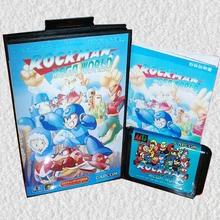 RockMan Mega World Япония чехол с коробкой и руководство для Sega megadrive игровая консоль 16 бит MD карта