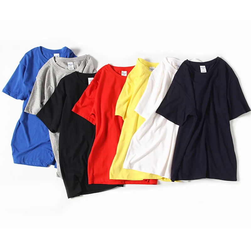

100%Cotton Plain T Shirt Men Short Sleeve Summer Casual Clothes Comfortable Breathable Solid Color Tee Shirts Plus Size S-3XL