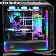 Акриловая плата курган в качестве Водного Канала используется для Cooler Master H500P чехол для компьютера используется как для cpu, так и для GPU Блок RGB светильник для AURA