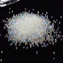 0,6-0,8 мм микро Pixie Русалка бусина AB Блеск Кристалл Стекло Икра бисер дизайн ногтей украшения ногтей искусство Горячие украшения ногтей
