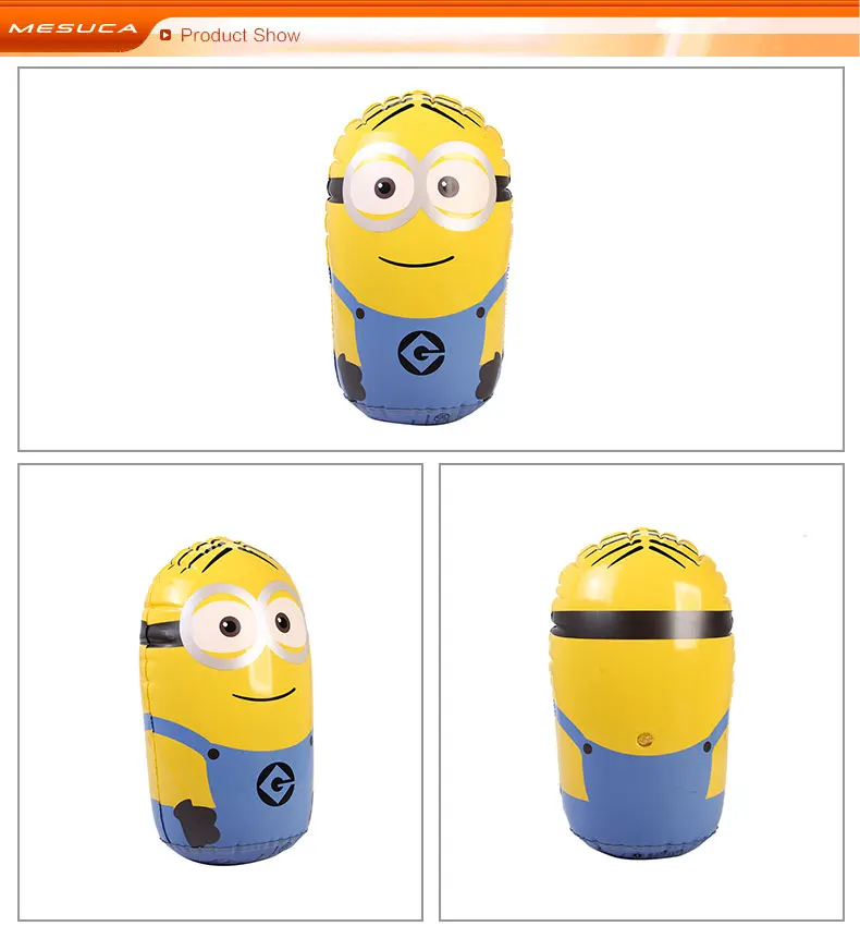 Outdoor Fun And Sports 36cm Inflatable Minion Toys Soft Plastic Tumbler Inflatable Minion For Children Indoor Play (2)