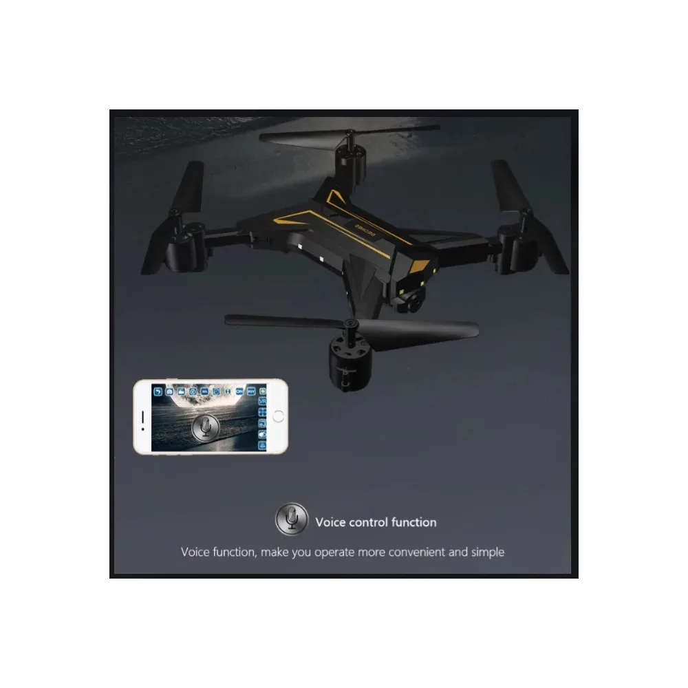 8.K520 Foldable Drone 30W HD Camera Quadcopter WiFi FPV Live Helicopter Hover