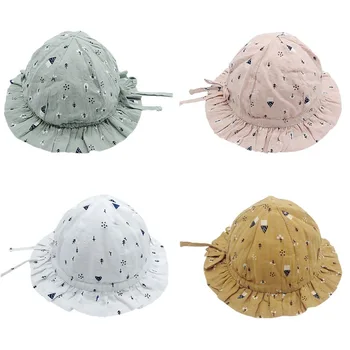 

2019 Summer Baby Boy Girl Fisherman Hat Cotton Cute Hat Sun Protection Bucket Hats