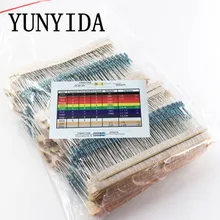 2600 шт. 130 значений 1/4 Вт 0,25 1% металлический пленочный резисторы Ассорти пакет комплект комплектов/партия резисторы Ассортимент наборы конденсаторы