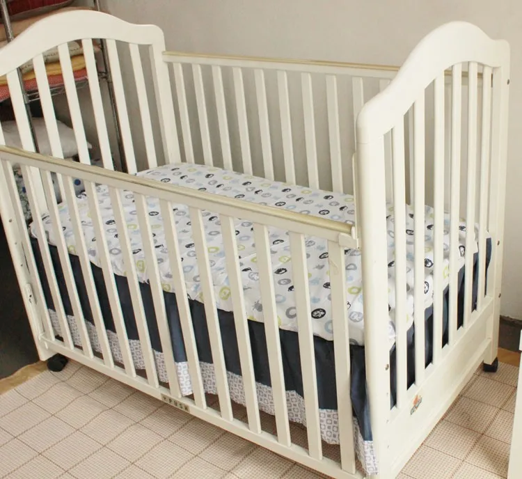 Roupa de Cama do Bebê Conjunto de Cama Berço de Algodão Pára-choques + Duvet + Capa + Saia de Cama Bordado Algodão Berço Pára-choques 4 7 Pçs Kit 29 Conjuntos de cama