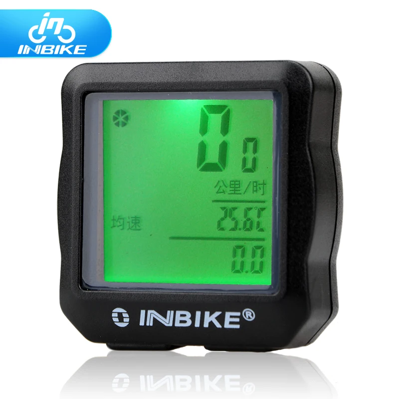 Проводной велосипедный компьютер INBIKE водонепроницаемый Спидометр с подсветкой