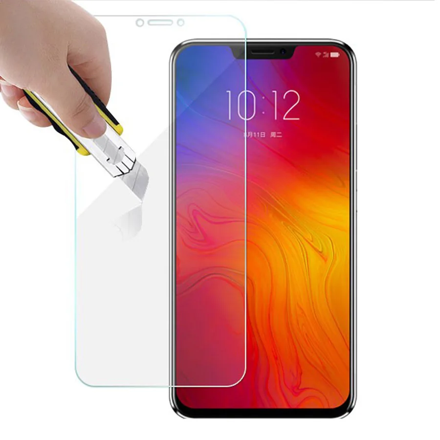 Закаленное стекло для Lenovo Z5 2 шт. Защита экрана изогнутые края L78011 защитная пленка