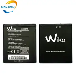 Qian simai 1 шт. Новый высокое качество Wiko L5503AE батарея для Wiko L5503AE Радуга 4 г воск Biackphone BP1 Explay игры мобильного телефона