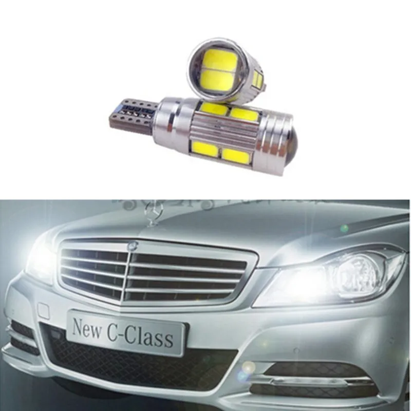 T10 W5W 10 LED Parking Lights Sidelight No Error For Mercedes Benz w202