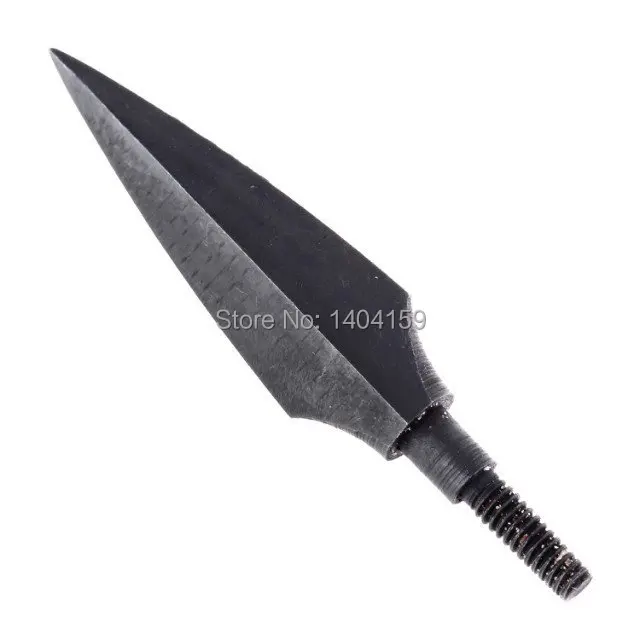 Hotselling 10pcs arrow point 200 grain archery hunting arrow tips Black