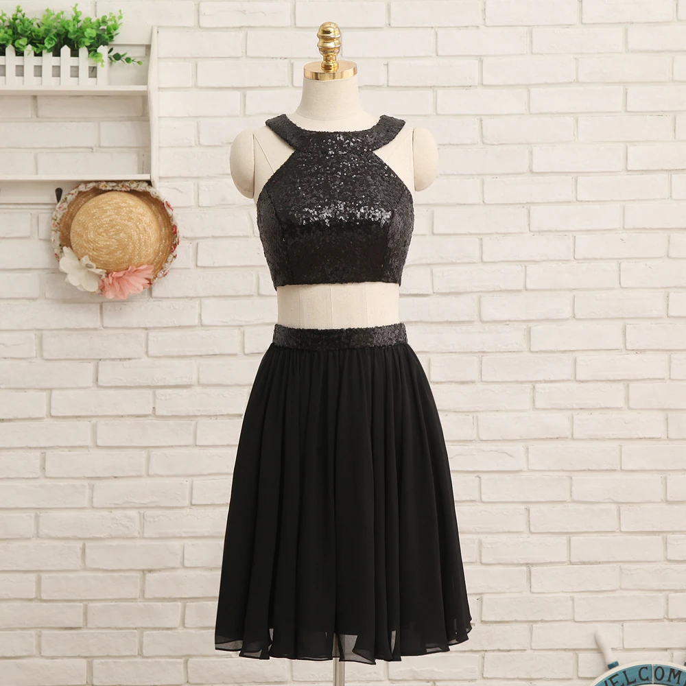 Sexy Short Prom Dresses Under 50 Girl Black Party Dresses Short