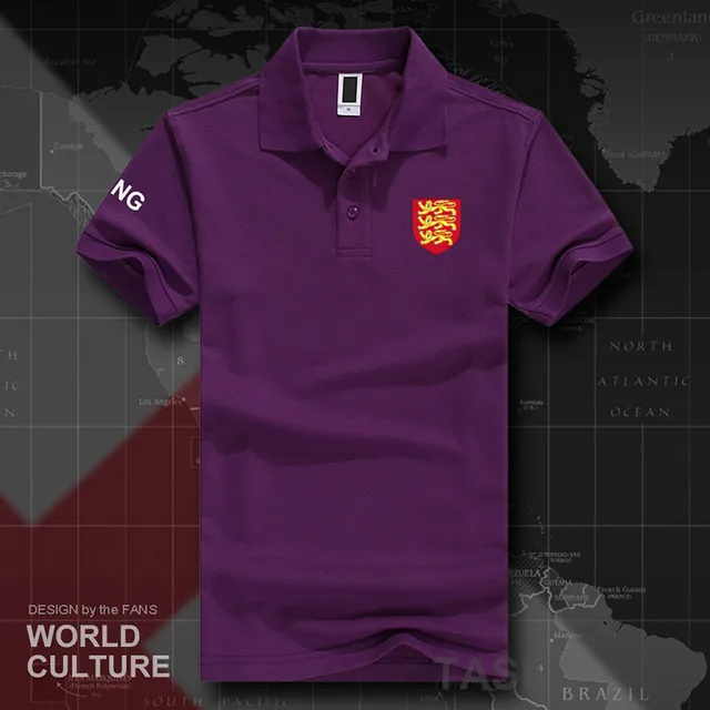 England English ENG UK polo shirts men short sleeve white brands