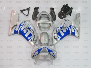 

Ninja Zx-6r 04 Motorcycle Fairing for Kawasaki Zx6r 2003 - 2004 Silver Blue Frame Fairings Ninja Zx-6r 2003 Bodywork