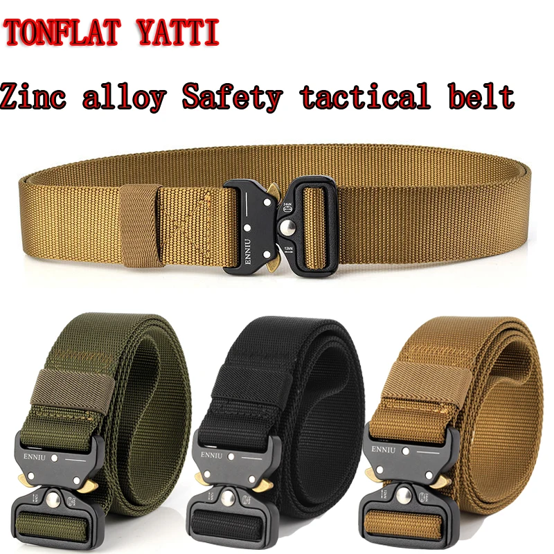 Hot! New 2019 Zinc Alloy Buckle Fast Open Tactical Belt 3.8cm 1000D