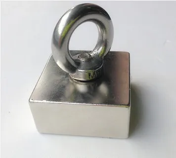 

50*50*25 1pc block hole magnet 50 x 50 x 25 mm powerful craft neodymium magnets rare earth permanent strong n50