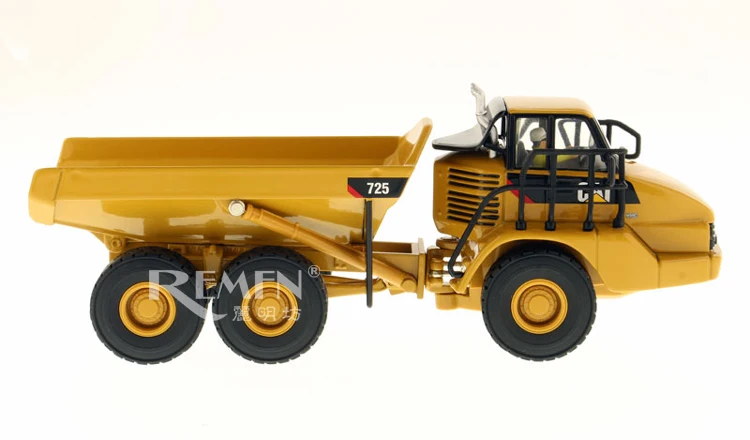 Игрушечная модель DM 1:50 гусеница кошка 725 шарнирное самосвал конструирование грузовика машинное оборудование литье под давлением модель