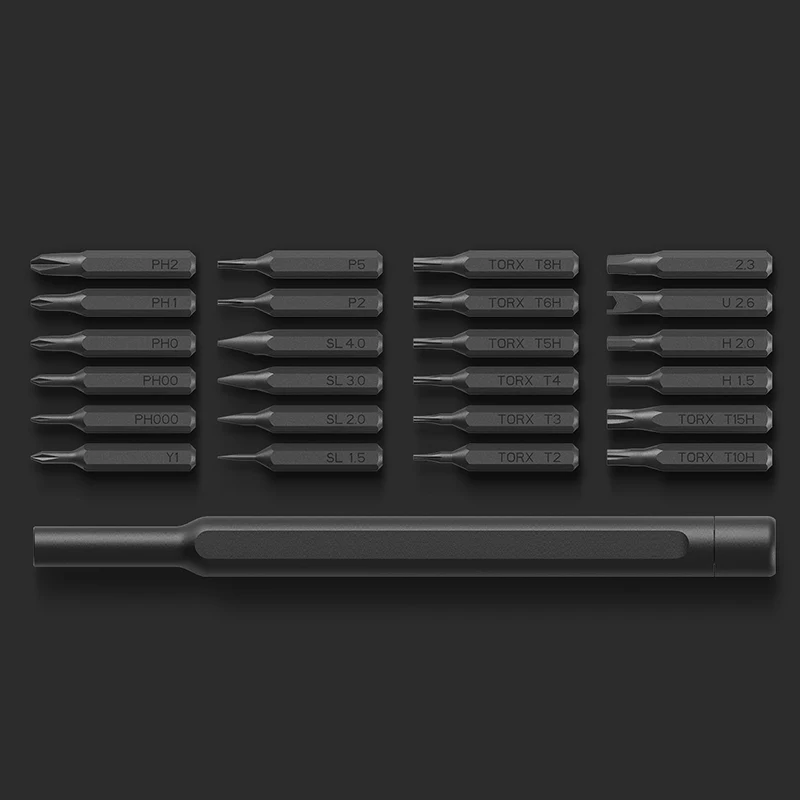Набор отверток Xiaomi Mijia Wiha для ежедневного использования, 24 прецизионных магнитных биты, комплект для умного дома, алюминиевая коробка