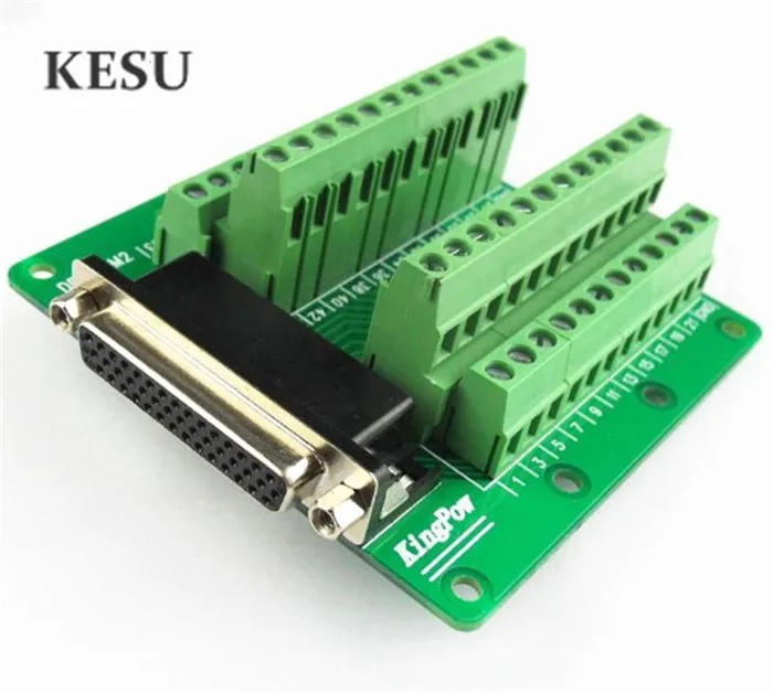 DB44 D-SUB DR-44 44 pin DR44 женский p порт din рейка монтажный блок адаптер конвертер PCB