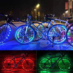 Открытый велосипед спиц колеса светодио дный Светодиодные Красочные велосипедные фары Горный велосипед Велоспорт свет лампы велосипед