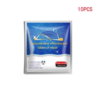 

10pcs Car Windshield Glass Washer Cleaner Compact Effervescent Tablets Detergent Car Beauty Tool Car Accessaries