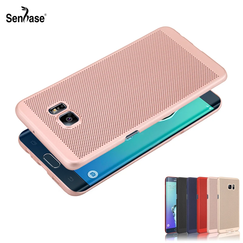 Для samsung Galaxy S6 edge + Case 5 7 дюймов ультра тонкий теплоотвод Твердый чехол из