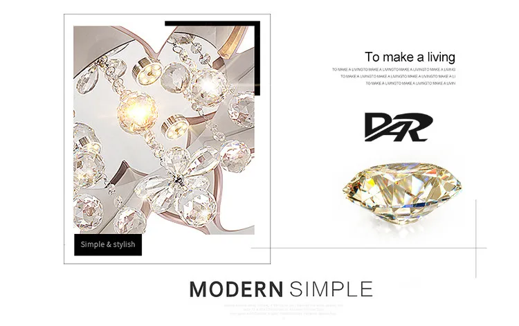 ceiling chandelier led to the living room lustre cristal modern led chandeliers3
