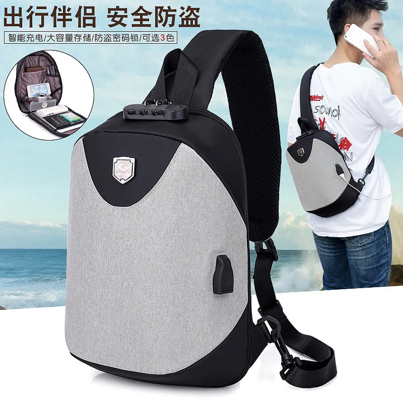 Money Sale Sac Banane Cross-border Supply 2018 New Bust Package Usb Charging Interface Security Combination Lock Leisure Bags | Багаж и