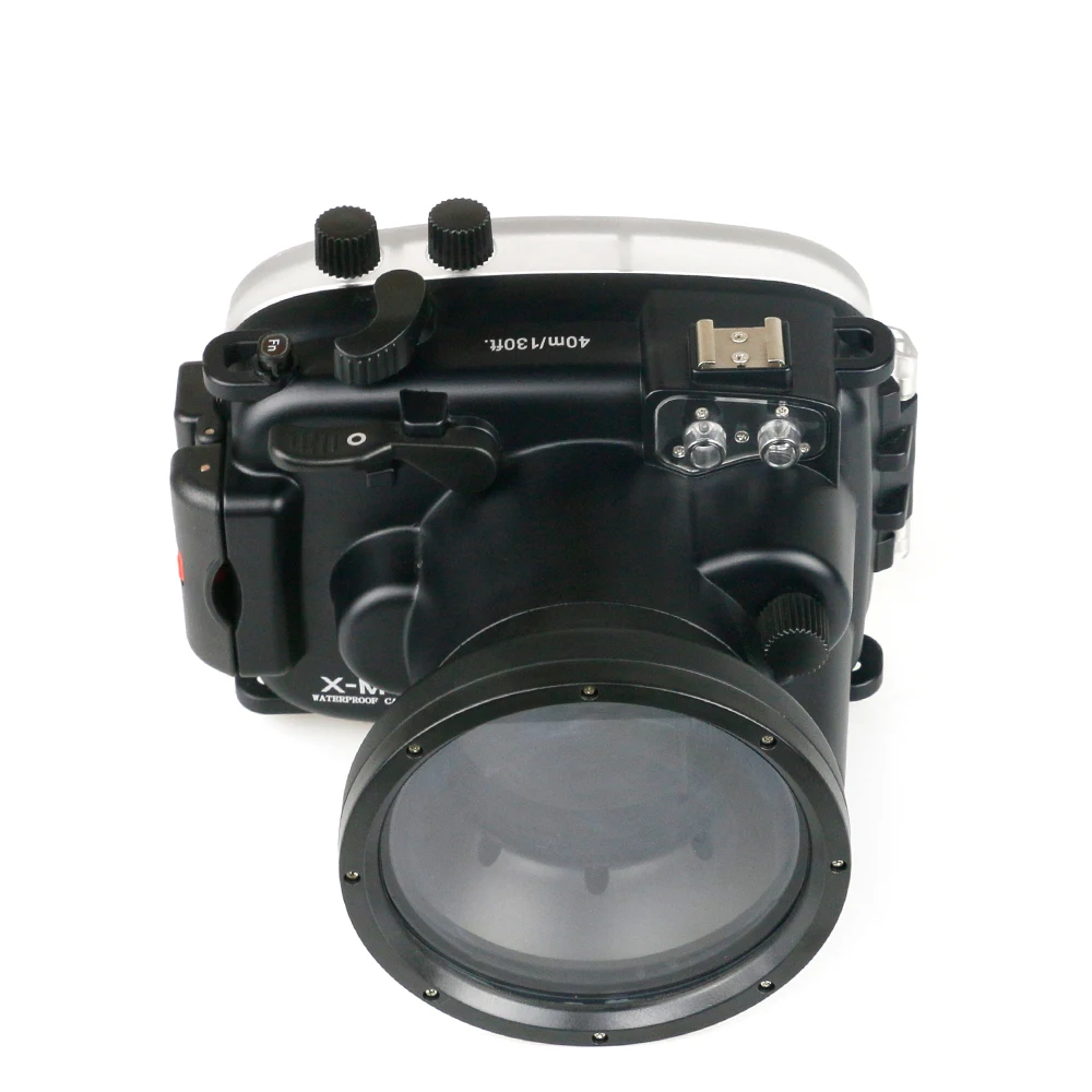 For Fujifilm X-M1 Camera 16-50mm Waterproof Housing Water Case 40m Depth Rating Underwater Run Camera Functions Freely Shooting
