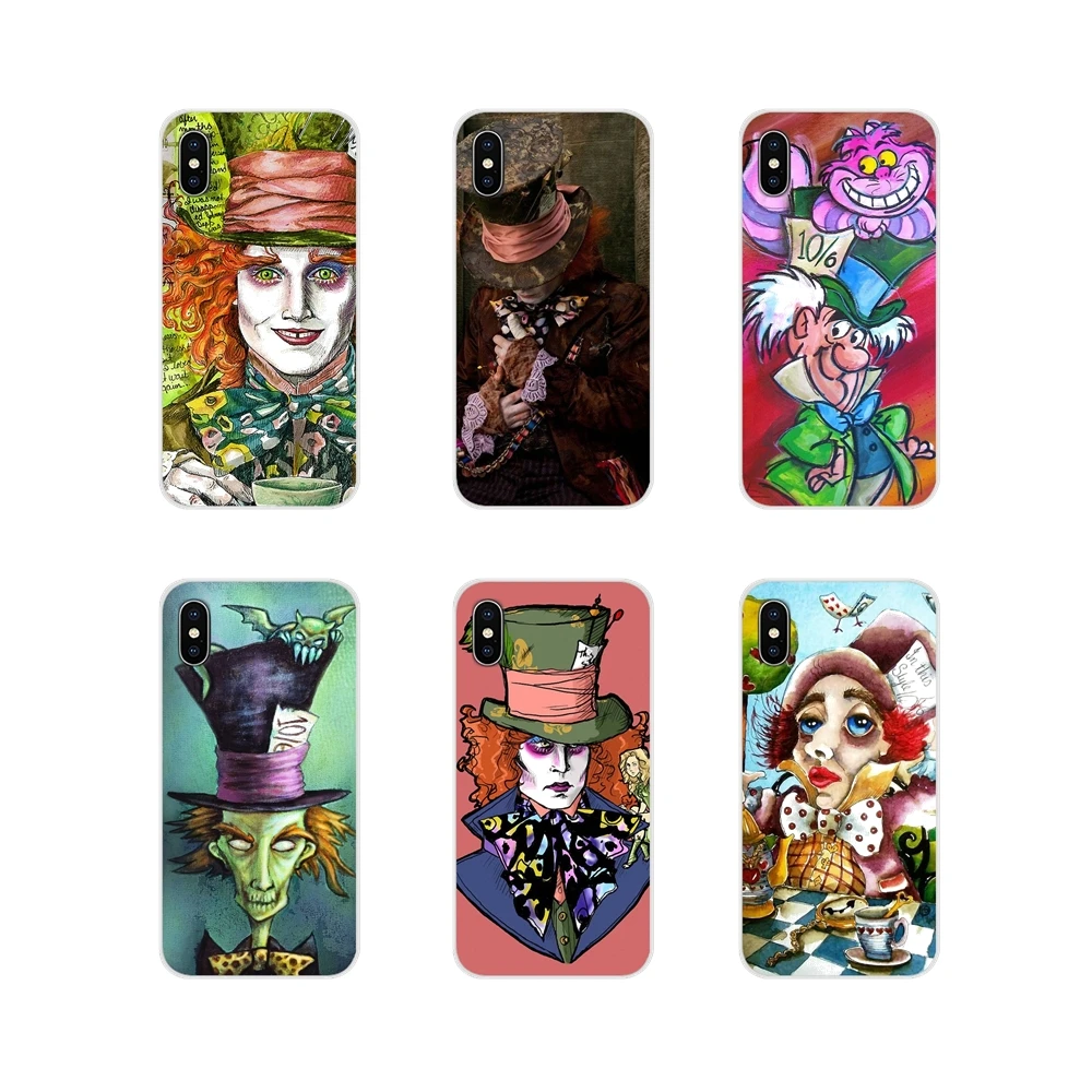 

For Xiaomi Redmi 4A S2 Note 3 3S 4 4X 5 Plus 6 7 6A Pro Pocophone F1 Alice In Wonderland Johnny Depp Smiling Silicone Shell Case