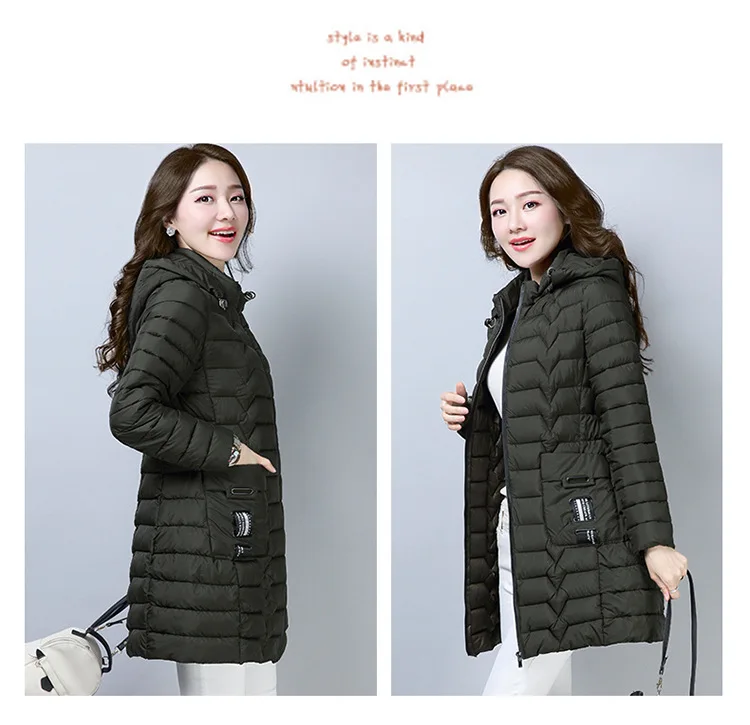 AYUNSUE пуховик с хлопковой подкладкой, зимняя женская куртка, плюс размер, Корейская парка, черное пальто для женщин, Camperas Mujer Abrigo Invierno 2019 KJ406