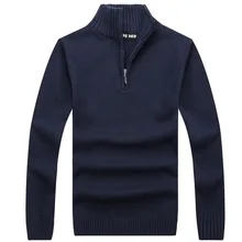 RICHARDROGER Sweater Men 2017 Male Brand Sweaters Of Solid Color Hedging Men’S Sweater 07