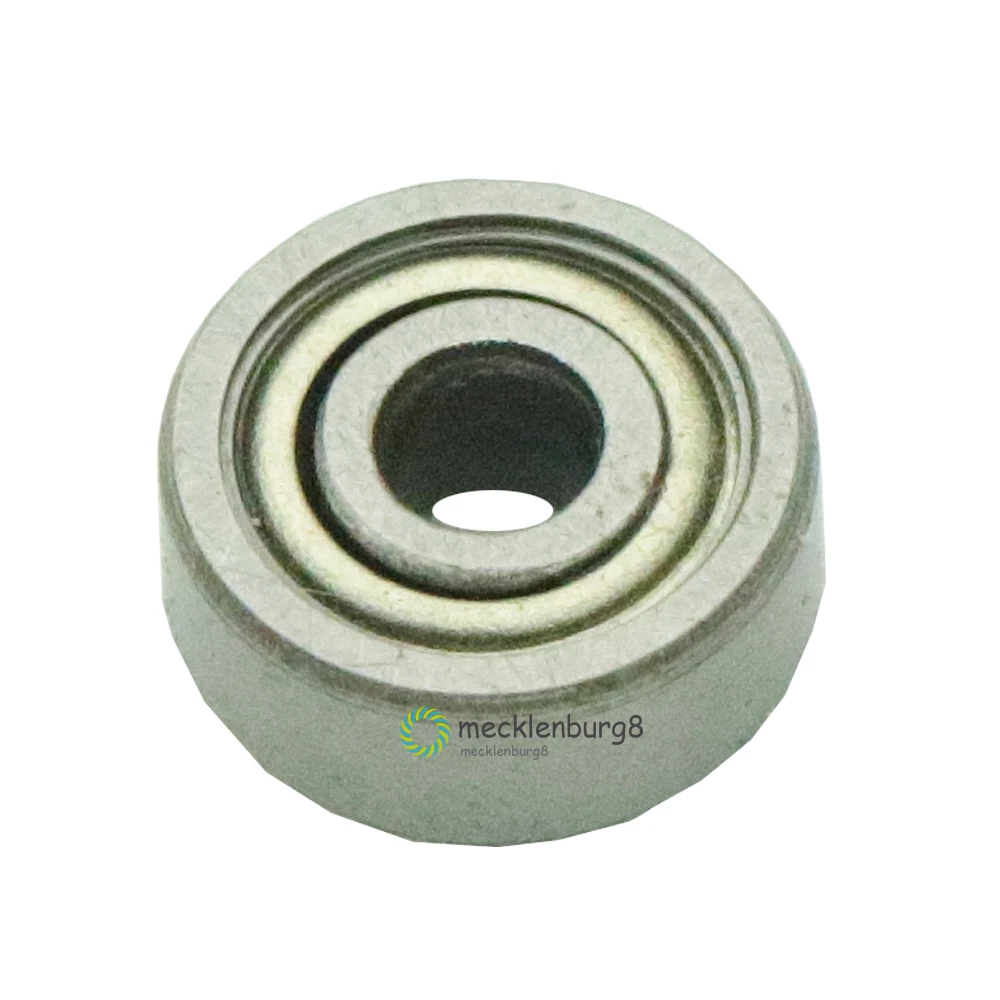 

10 pieces. 623ZZ 3x10x4 mm bearing miniature ball shielded radial bearings silver