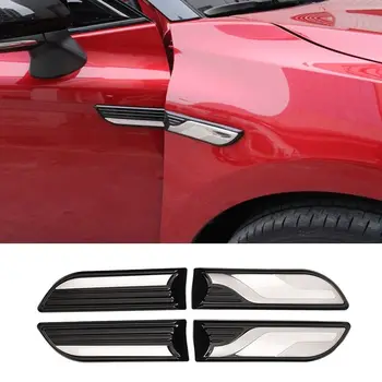 

pcmos 4Pcs Body Side Fender Decorative Sticker Appearance For 2018 Toyota Camry Exterior Accessories Car Stickers New Fashion
