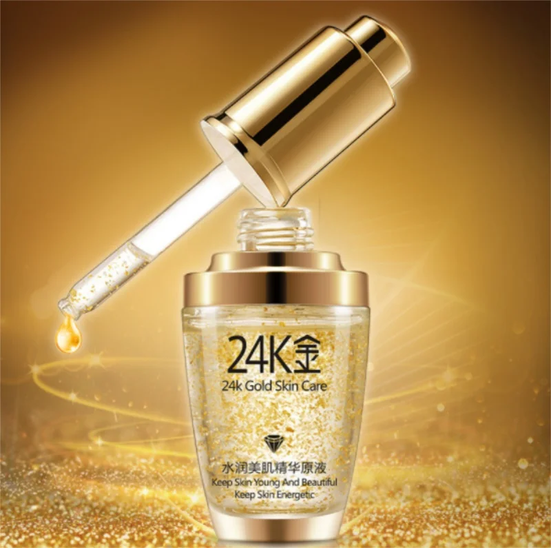 Excellent BIOAQUA 24K Gold Face Cream Whitening Moisturizing 24 K Gold Day Creams & Moisturizers Essence Serum Face Skin Care / 100pcs 0