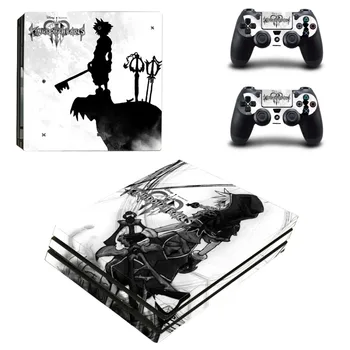 

Kingdom Hearts PS4 Pro Skin Sticker Decal for PlayStation 4 Console and 2 Controller PS4 Pro Skin Sticker Vinyl