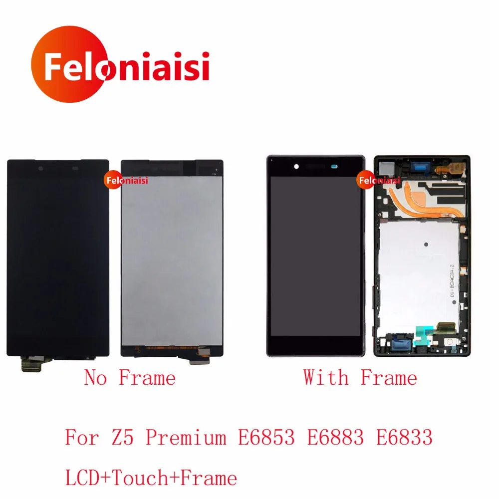 5.0 &quotдля Sony Xperia Z5 Премиум Z5P E6853 E6883 E6833 Полный ЖК-Дисплей с Сенсорный экран
