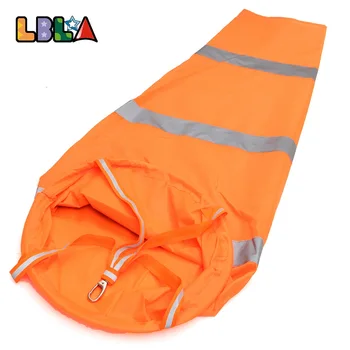 

LBLA 1 pcs Aviation Windsock Rip-stop Wind Measurement Sock Bag Reflective Belt Wind Monitoring Outdoor Toy Indicator 100cm