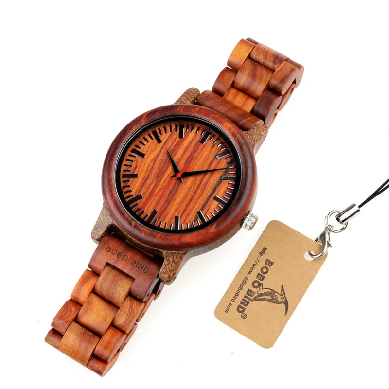 BOBO BIRD Wooden Watches Men Timepieces Wood Strap Japan Movement 2035 Quartz Wristwatch relogio masculino C-M17