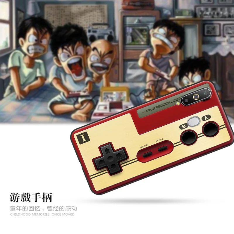 For Samsung galaxy A60 Case SM-A6060 TPU Soft retro camera phone Cover For Samsung A60 A606 case Shockproof Protective shell