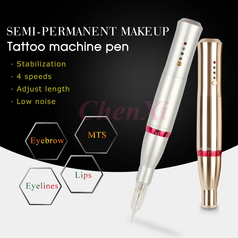 Wholesale Semi permanent makeup Tattoo machine gun pen for Eyebrow